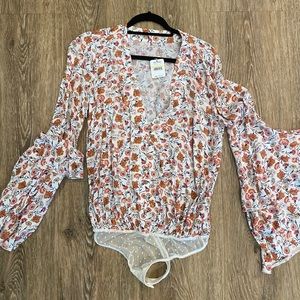 NWT Free People She’s Dainty Bodysuit
